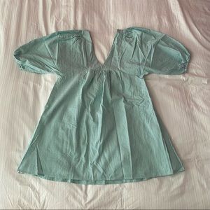 NWT urban outfitters puff sleeve babydoll frock dress